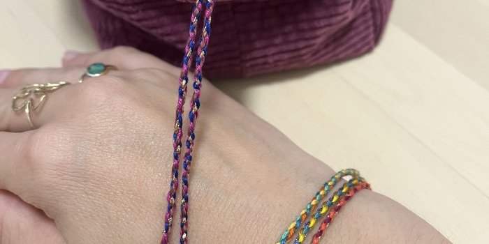 Atelier « Autour du fil : Tressage Kumihimo »
