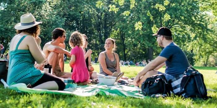 Pique-nique en famille a East Coast